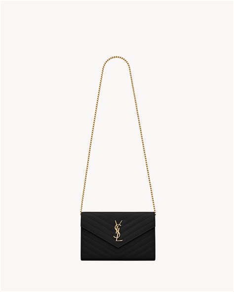 ysl classic cassandre chain wallet|ysl cassandre wallet on chain.